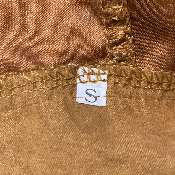 Suede Girls Button-Front Skirt - Picture 3 of 6